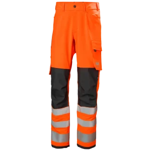 HELLY HANSEN ALNA 4X WORK PANT CLASS 2 77430 Hi Vis Reflective Work Trousers MEN - Reinforced Knees