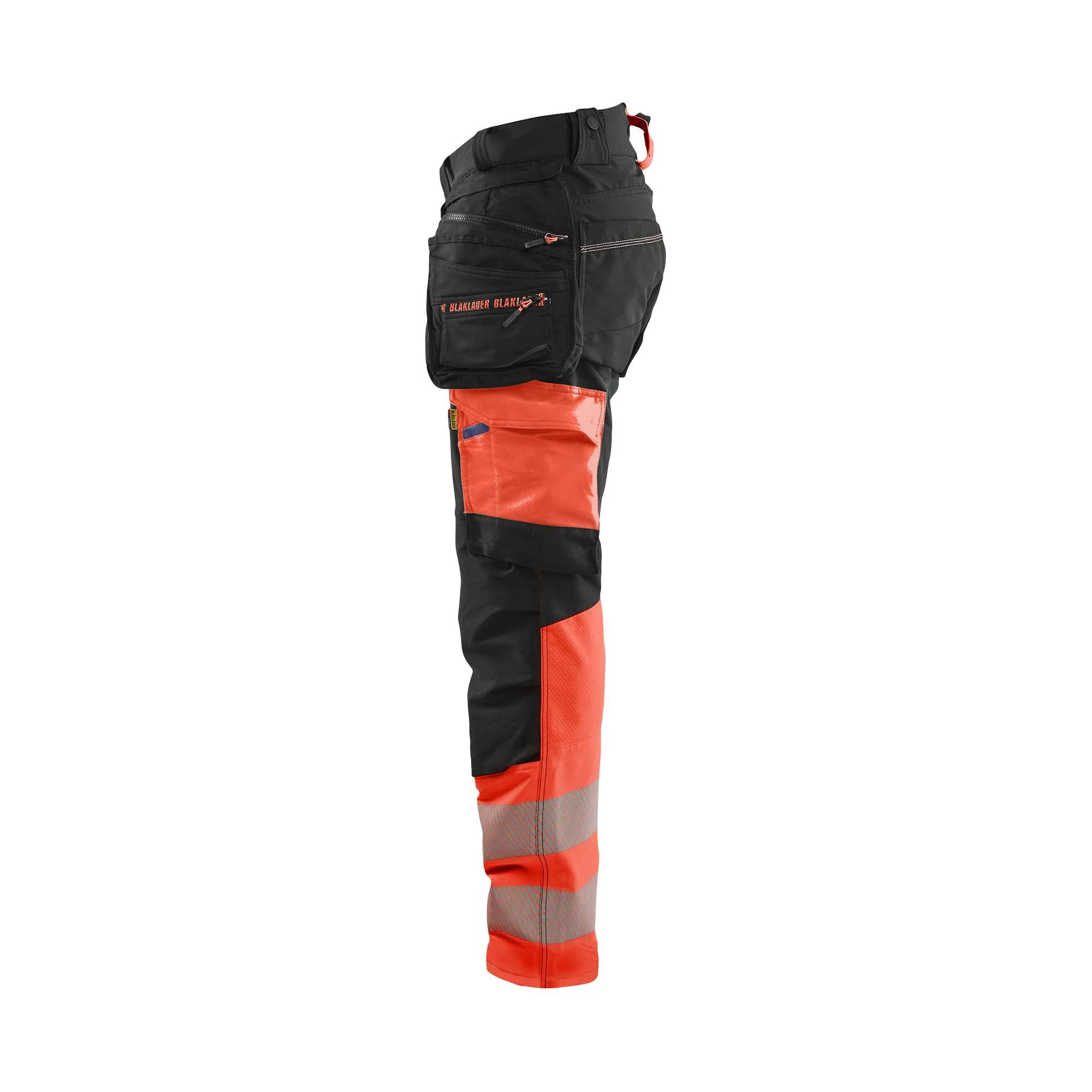 BLAKLADER 11251648 Hi Vis Reflective Work Trousers Men - double weave – Image 4