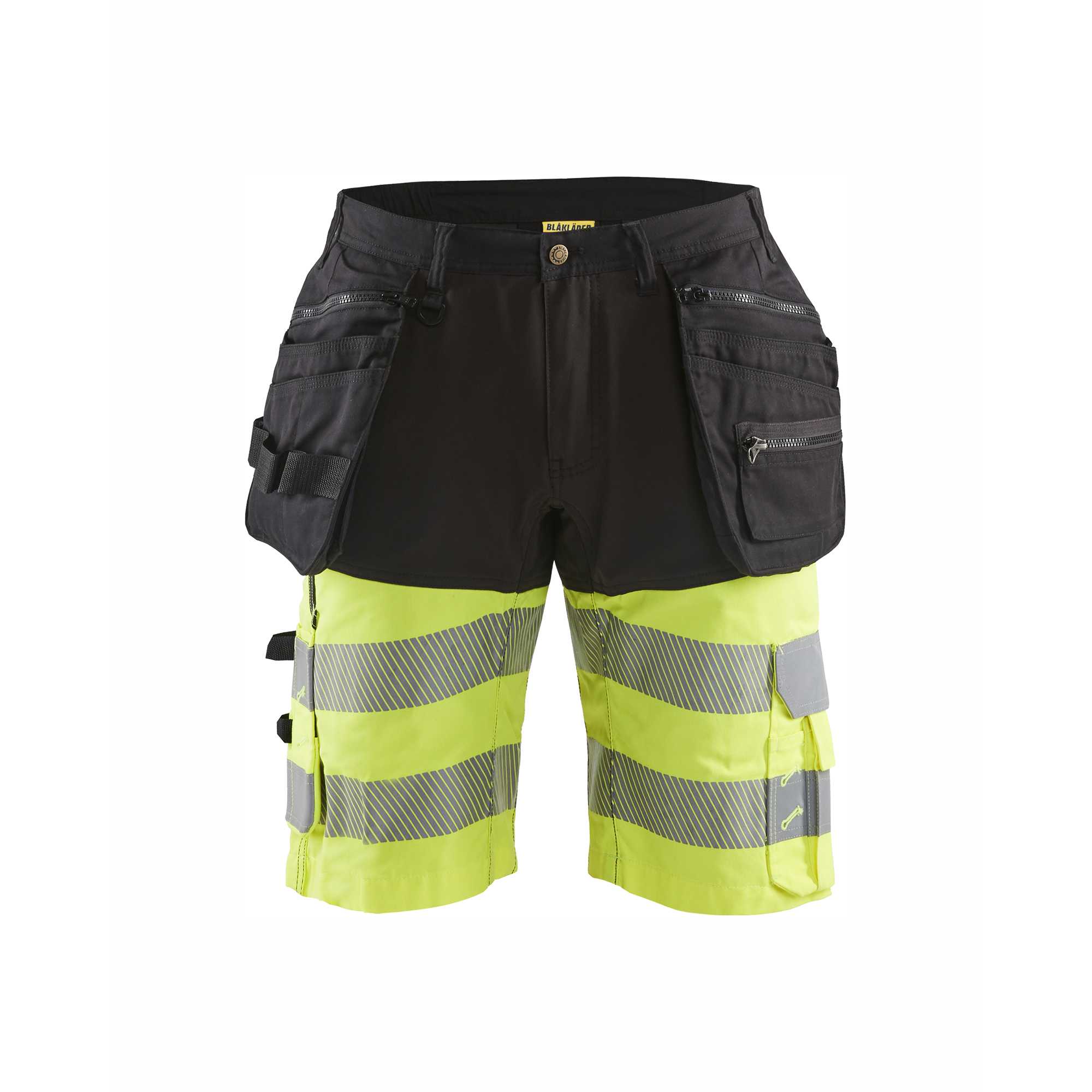 BLAKLADER 15961811 | Hi Vis shorts with stretch Hi Vis Reflective Work Shorts Men - Stretch Fabric – Image 9