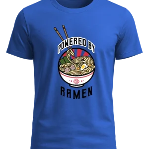 Powered by Ramen Noodles Design - Basic Unisex T-Shirt