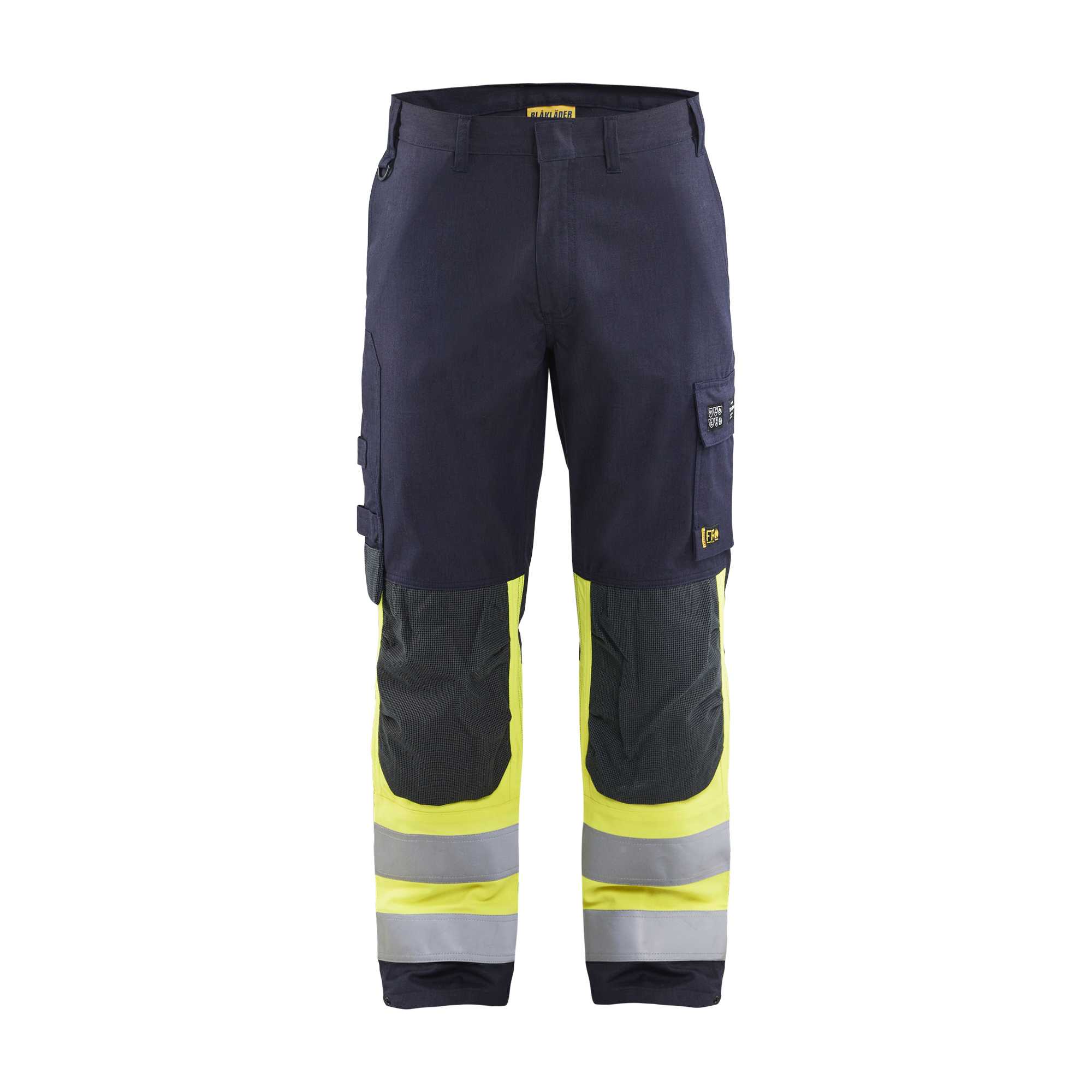 BLAKLADER 14881512 Multinorm Inherent trousers Hi Vis Reflective Work Trousers Men - Ripstop Fabric – Image 2