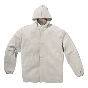 SIR SAFETY LEATHER Flame Retardant Work Jacket Men - EN ISO 11611 Certified