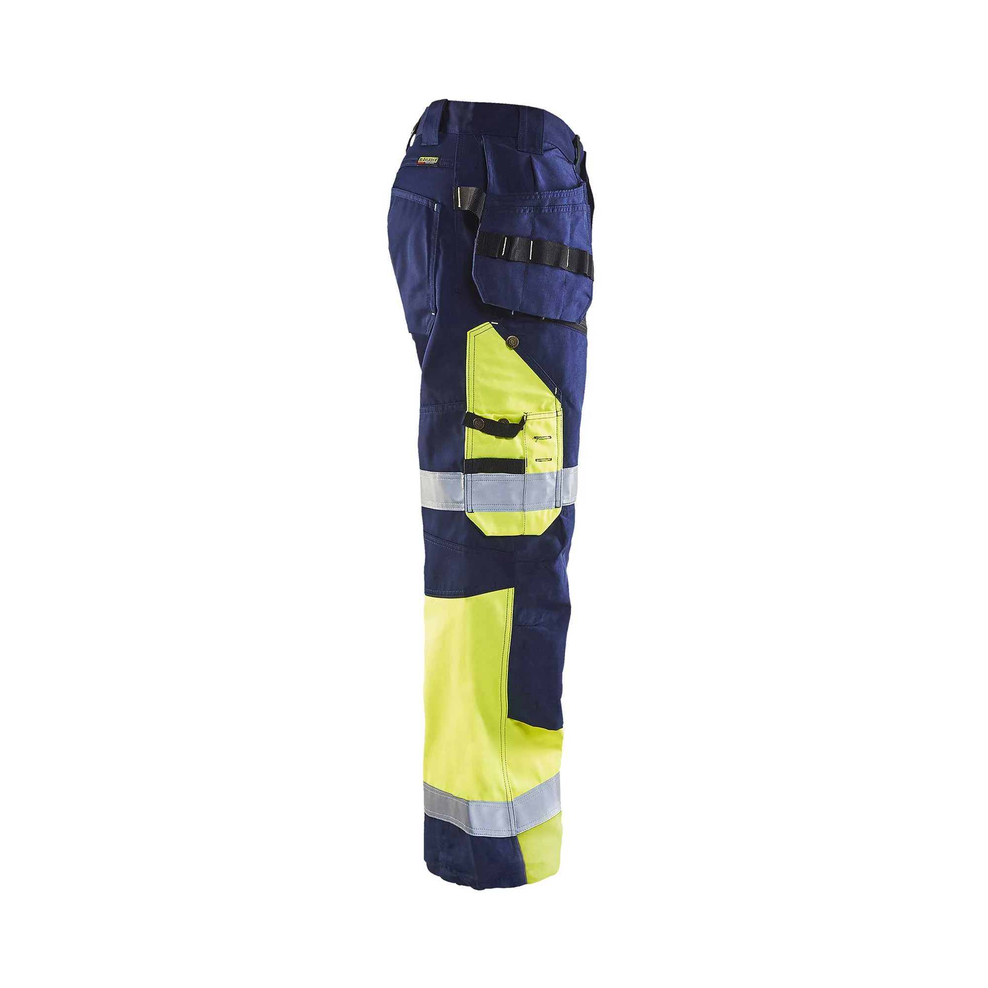 BLAKLADER 15081860 Hi Vis trousers X1500 Hi Vis Reflective Work Trousers Men - Twill Fabric – Image 5