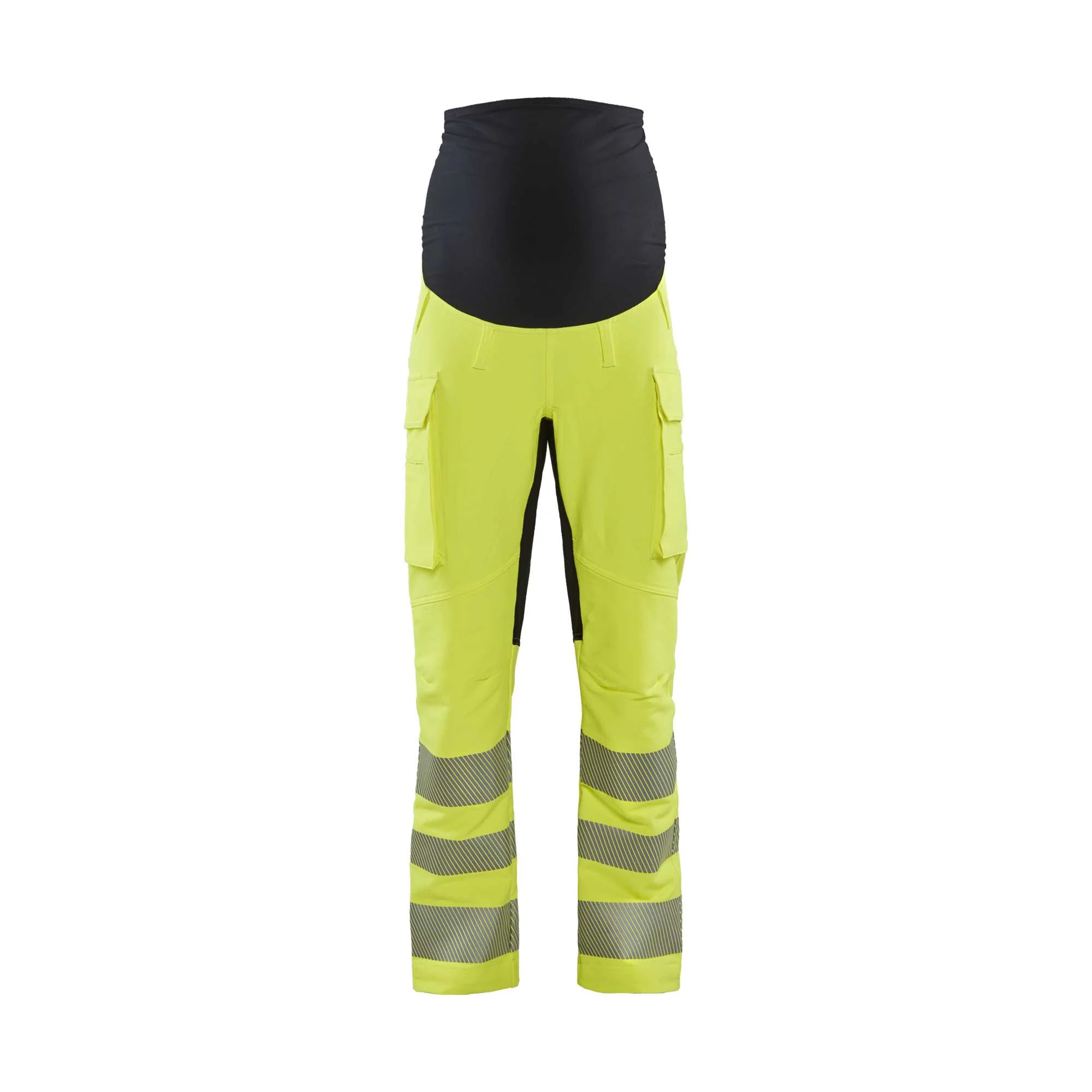 BLAKLADER 71001642 Women's hi Vis 4 way stretch maternity trousers Hi Vis Reflective Work Trousers Women - water repellent – Image 2
