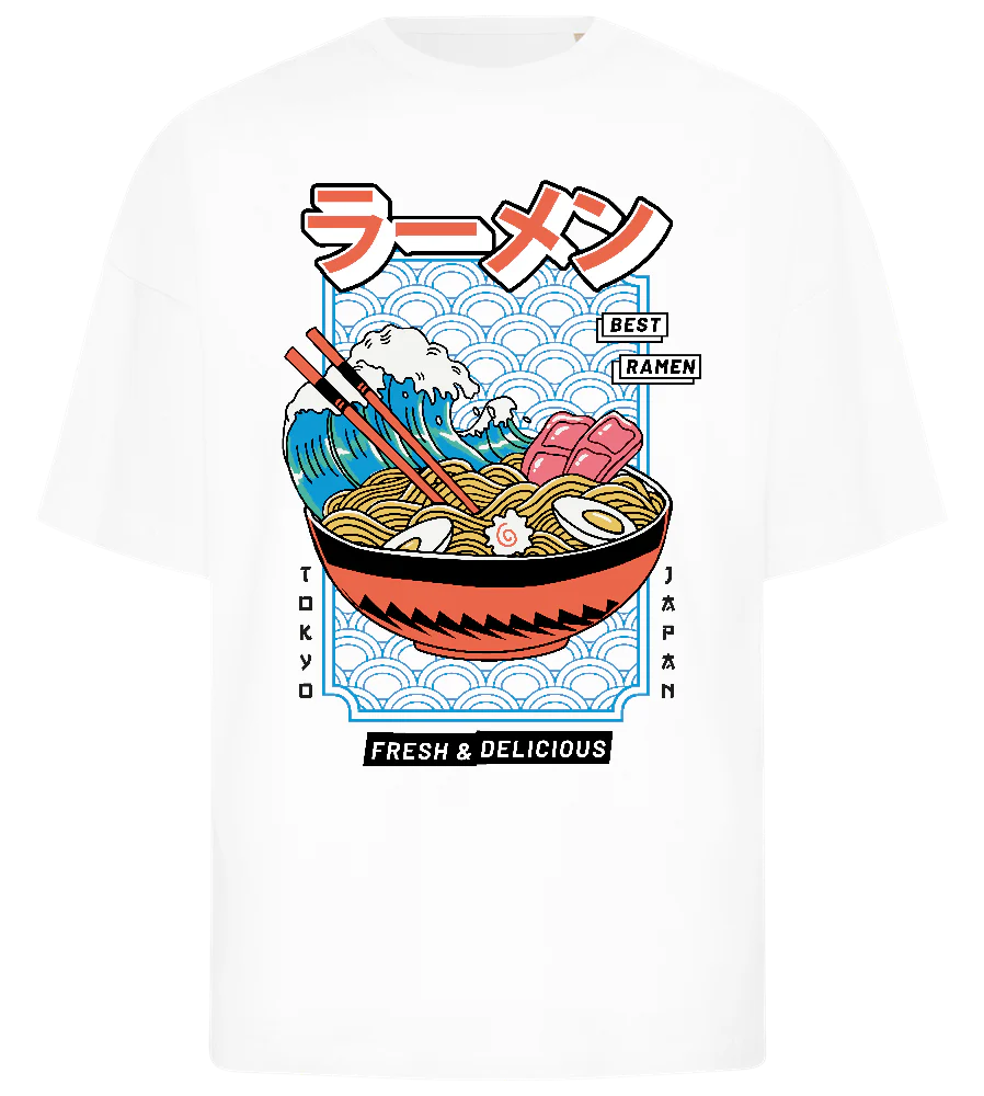 Delicious Ramen Design - Premium men's oversized t-shirt – Image 6