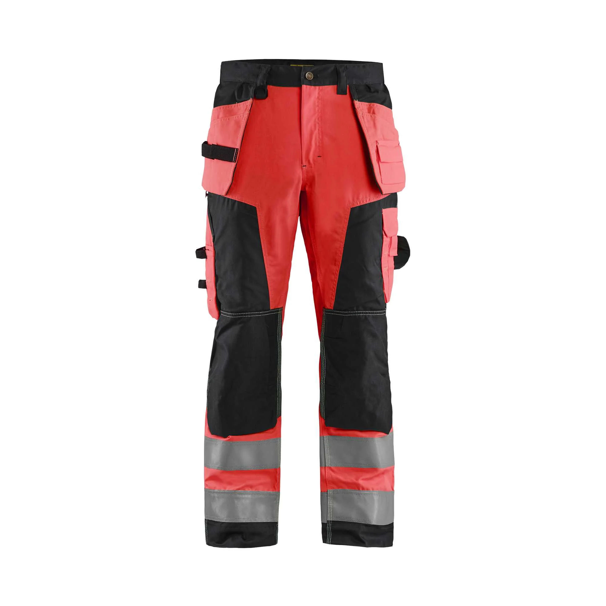 BLAKLADER 15681811 | Hi Vis craftsman trousers Hi Vis Reflective Work Trousers Men - Twill Fabric – Image 2