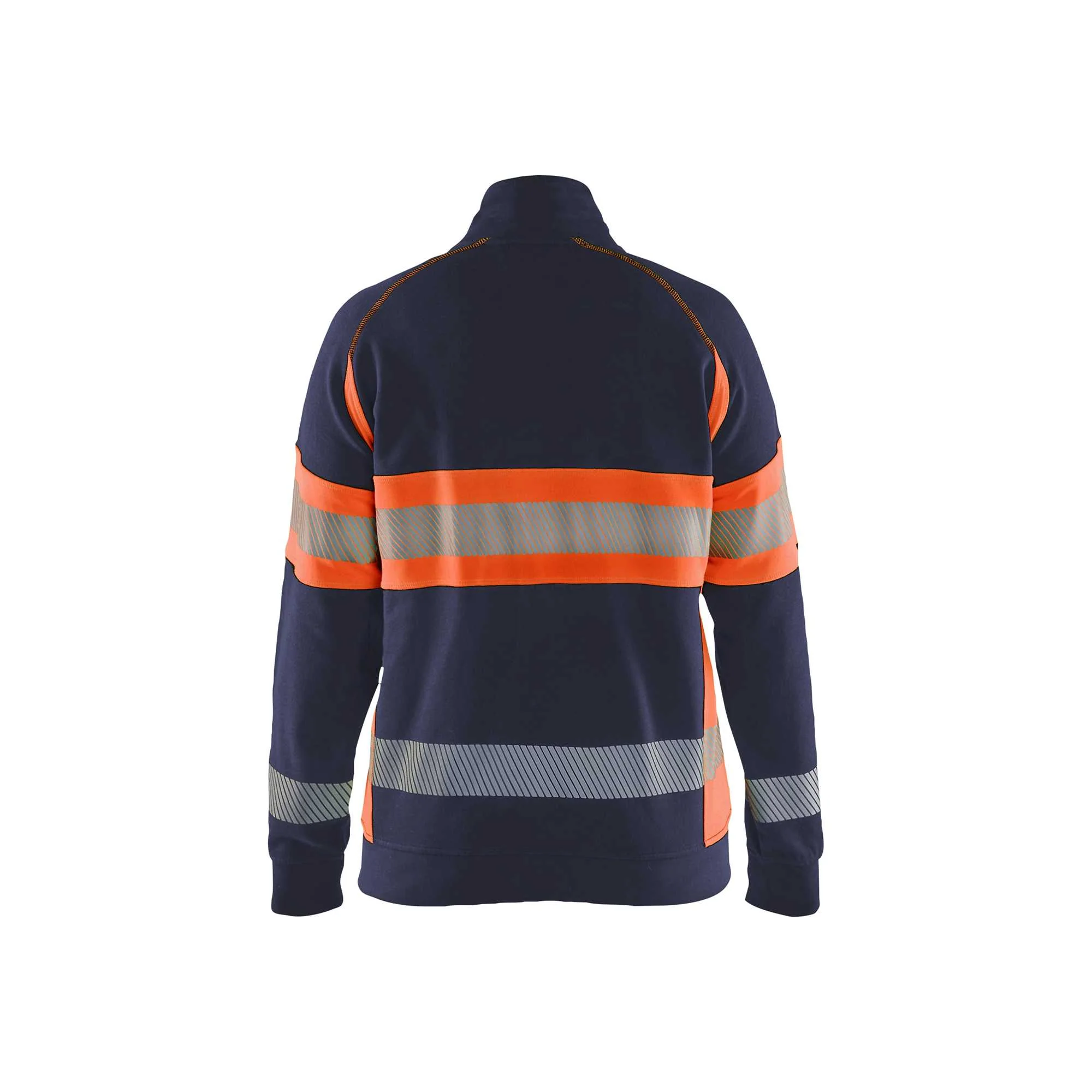 BLAKLADER 35051158 Hi Vis Reflective Full-zip Work Sweatshirt WOMEN - 100% Cotton – Image 7