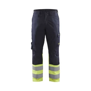 BLAKLADER 17051519 | Inherent Steel trousers Hi Vis Reflective Work Trousers Men - Modacrylic Blend