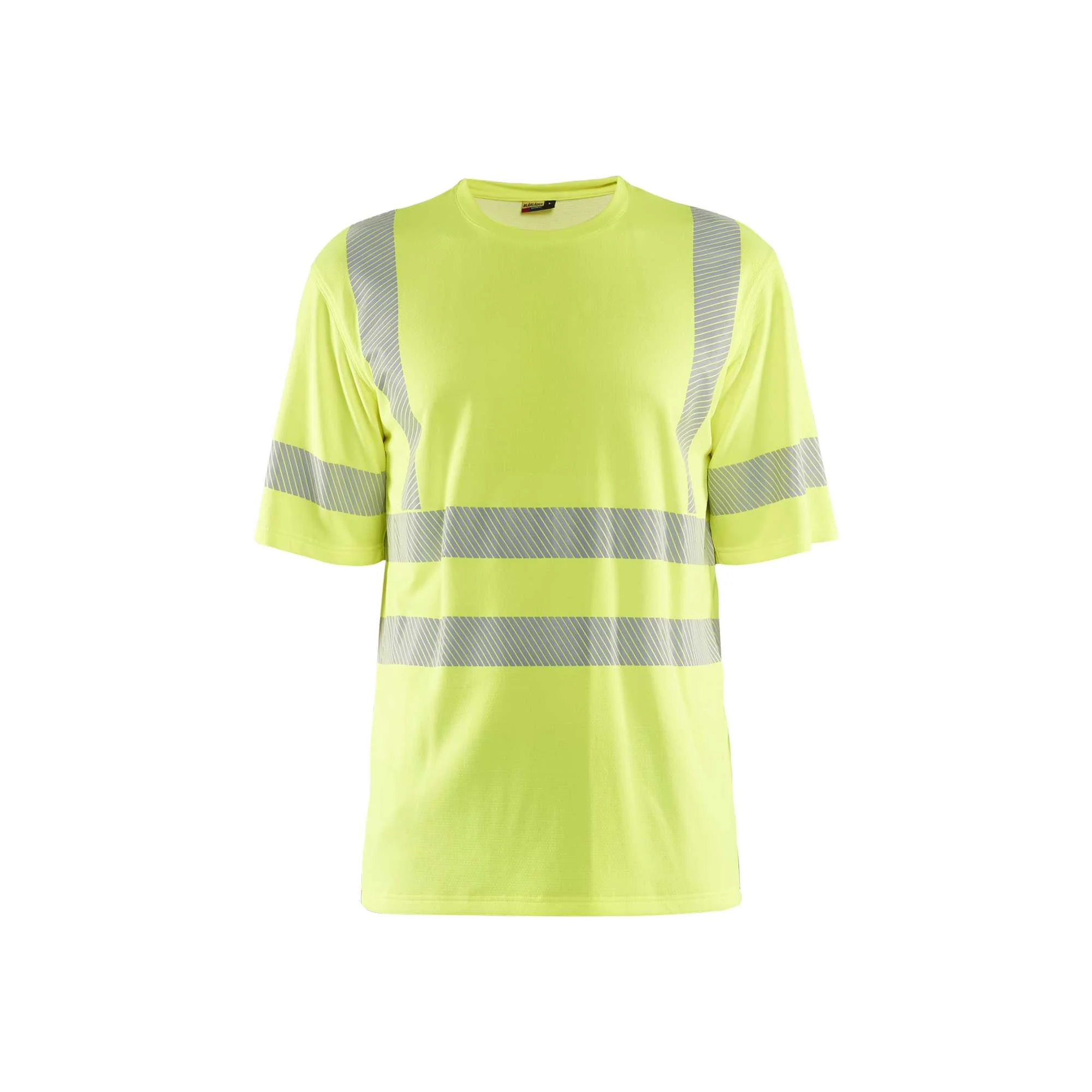 BLAKLADER 35222537 Hi vis T shirt Hi Vis Reflective Short Sleeve Work T-Shirt MEN - Moisture Wicking – Image 2