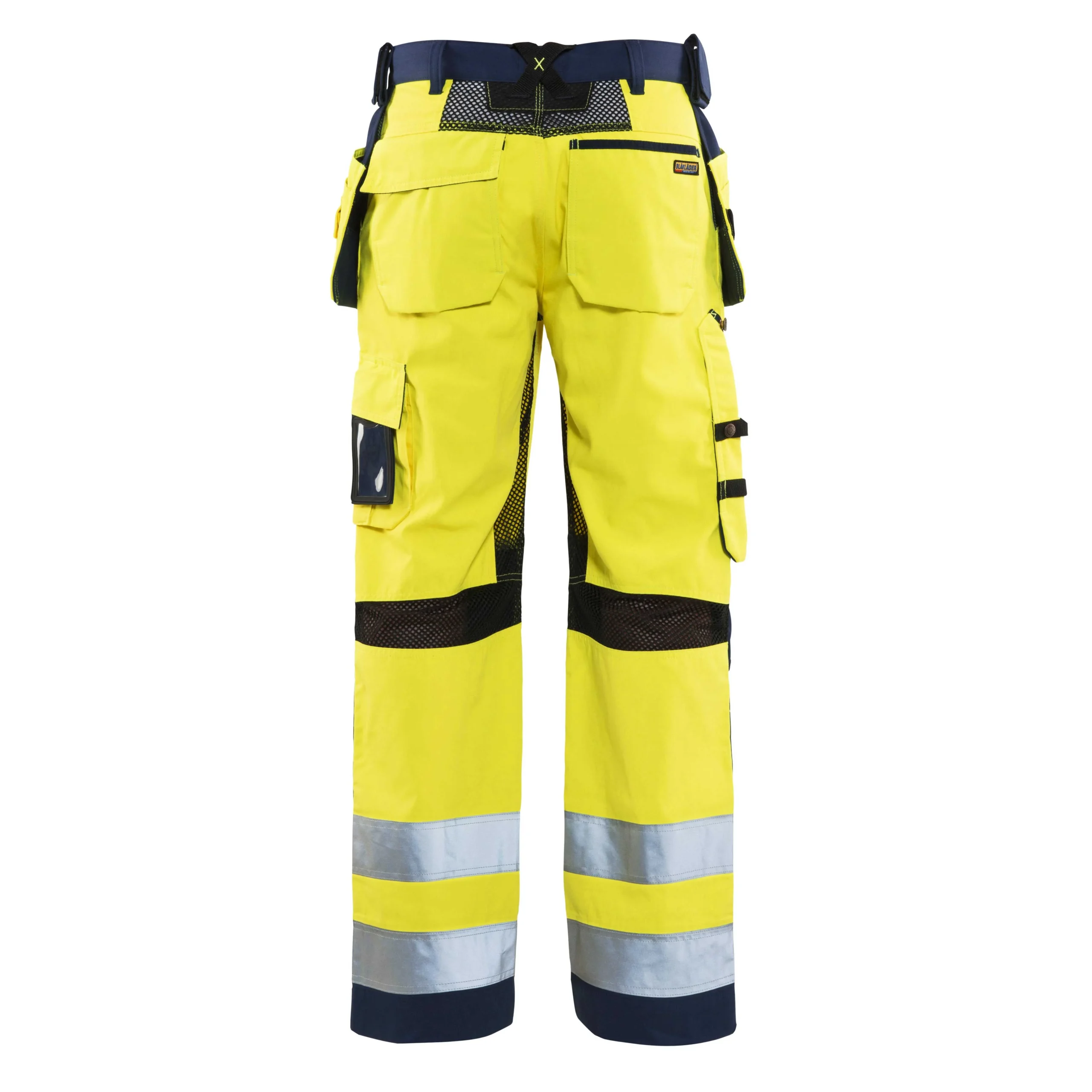 BLAKLADER 15651811 | Ventilated Hi Vis trousers Hi Vis Reflective Work Trousers Men - Mesh Panels – Image 7
