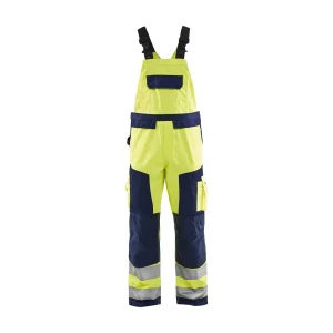 BLAKLADER 26601811 Hi Vis Bib trousers Hi Vis Reflective Work Bib Trousers Men - twill fabric
