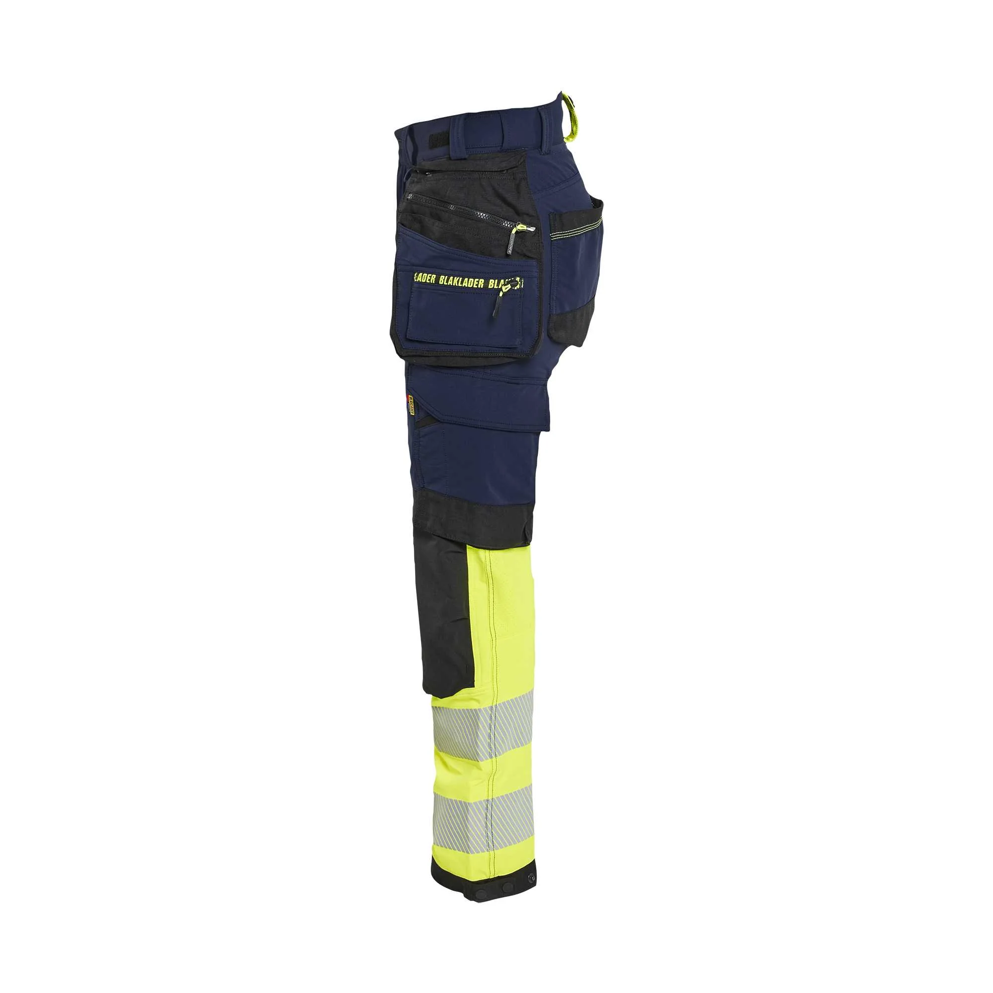 BLAKLADER 70251648 Women's Hi Vis trousers 4 way stretch Hi Vis Reflective Work Trousers Women - double weave – Image 4