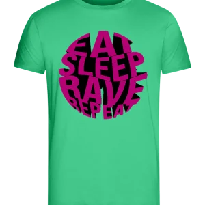 Eat Sleep Rave Repeat Design - Comfort Unisex T-Shirt