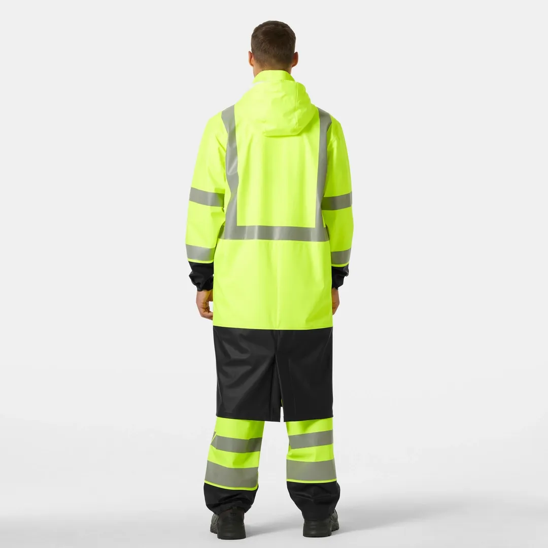 HELLY HANSEN ADDVIS RAIN COAT 70156 Hi Vis Reflective Rain Coat MEN Safety Jacket - Waterproof – Image 6