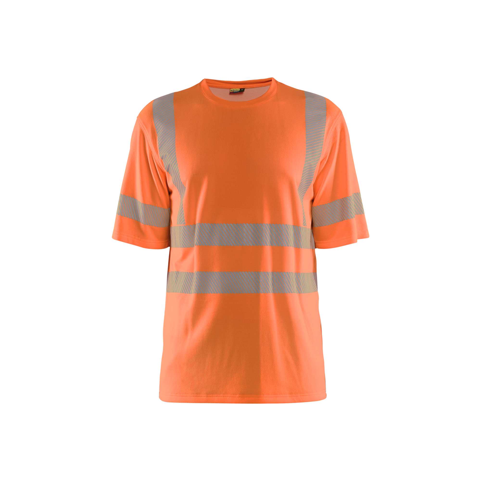BLAKLADER 35222537 Hi vis T shirt Hi Vis Reflective Short Sleeve Work T-Shirt MEN - Moisture Wicking – Image 6