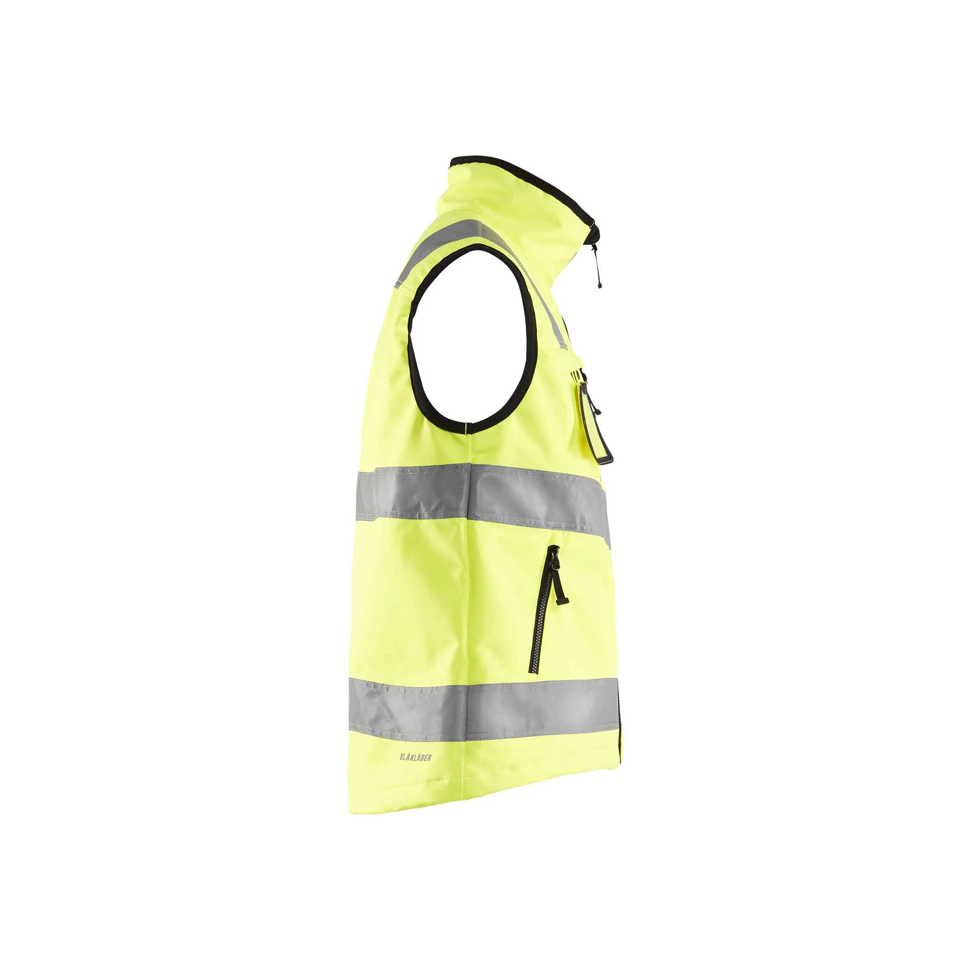 BLAKLADER 30492517 HI VIS SOFTSHELL VEST Hi Vis Reflective Work Softshell Vest MEN - Waterproof – Image 5