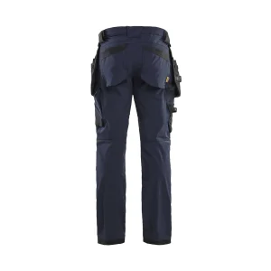 BLAKLADER 17201645 Craftsman trousers 4 way Stretch Work Trousers Men - double weave