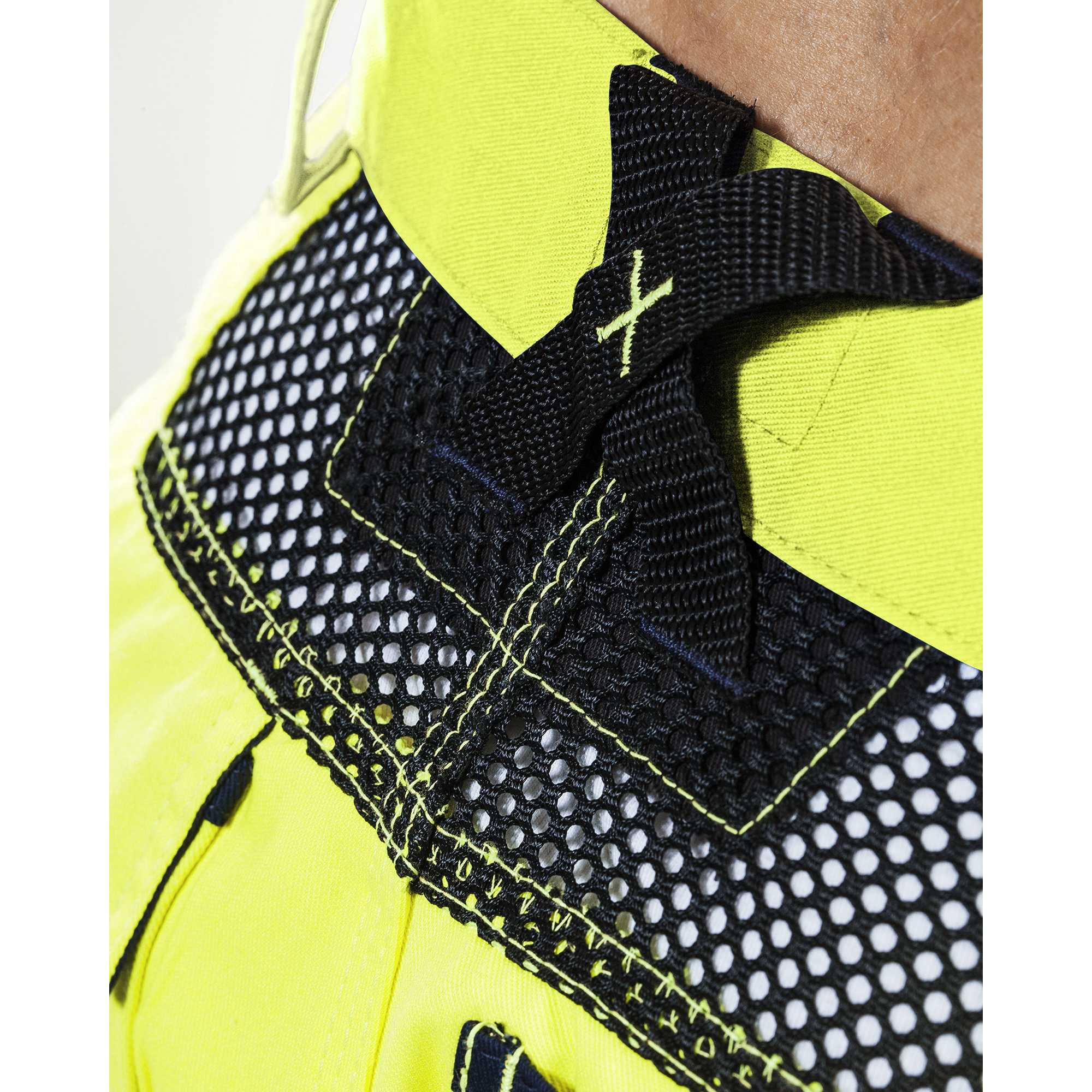 BLAKLADER 15651811 | Ventilated Hi Vis trousers Hi Vis Reflective Work Trousers Men - Mesh Panels – Image 4