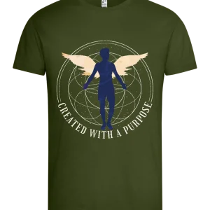 Created with a Purpose Design - Premium men's t-shirt