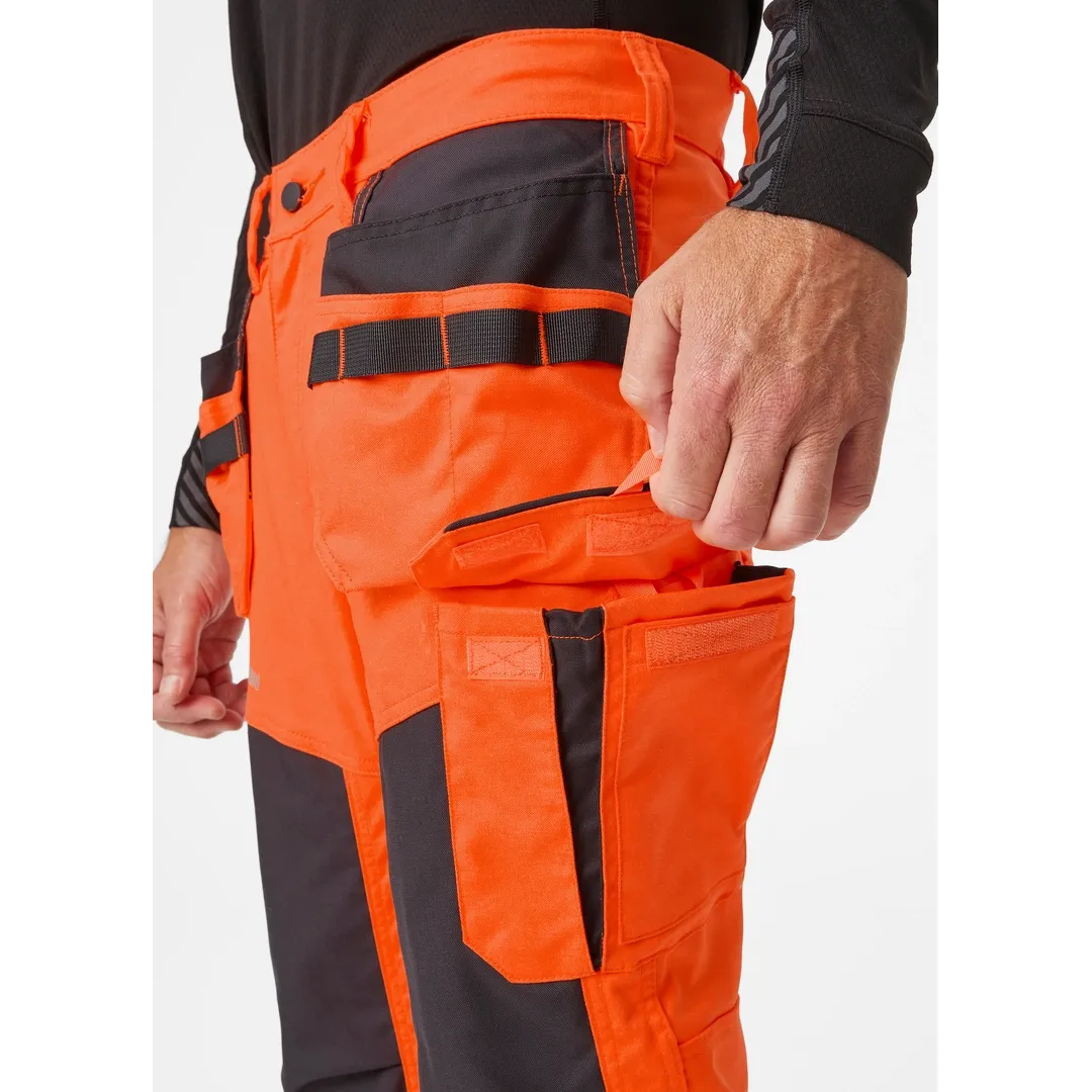 HELLY HANSEN ALNA 2.0 CONSTRUCTION PANT CLASS 2 77423 Hi Vis Reflective Work Trousers MEN - Stretch – Image 6