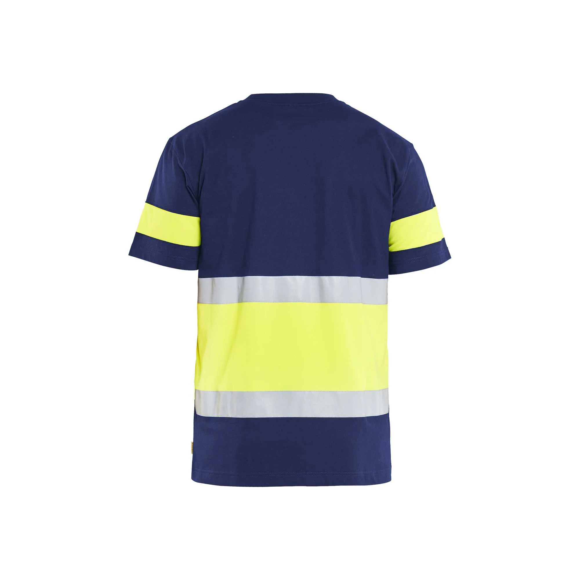 BLAKLADER 33871030 Hi Vis T shirt Hi Vis Reflective Short Sleeve Work T-Shirt MEN - 100% Cotton – Image 3