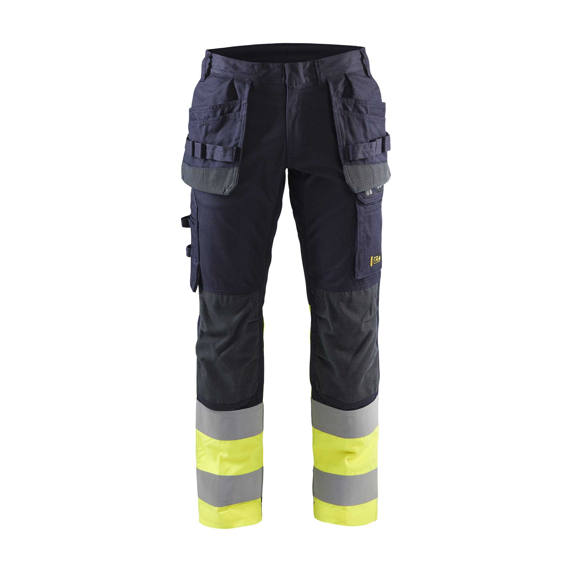 BLAKLADER 14871512 Multinorm Inherent trousers with stretch Hi Vis Reflective Work Trousers Men - Ripstop Fabric – Image 2
