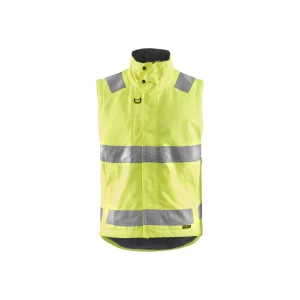 BLAKLADER 38701900 Hi Vis waistcoat Hi Vis Reflective Work Waistcoat MEN - Pile Lining
