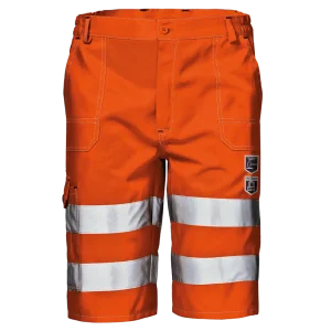 SIR SAFETY MISTRAL Hi Vis Reflective Work Shorts Men - Breathable Cotton Blend