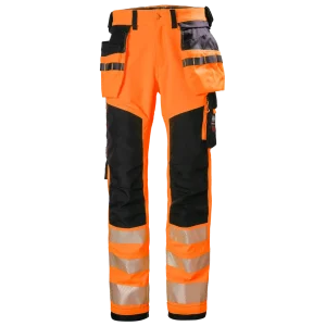 HELLY HANSEN ICU CONSTRUCTION PANT CLASS 2 77472 Hi Vis Reflective Work Trousers MEN - YKK Zipper