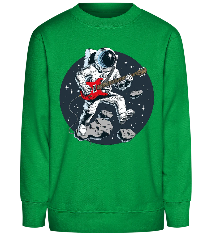 Astronaut Playing Guitar Design - Comfort Kids Sweater – Image 6