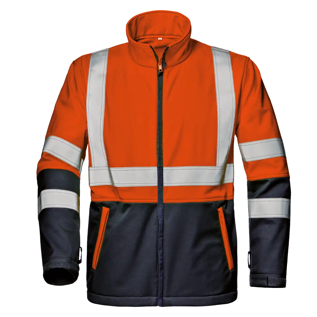 SIR SAFETY MICROLINES COMPLEX High Vis Softshell Jacket Men - Reflective Bands – Image 3