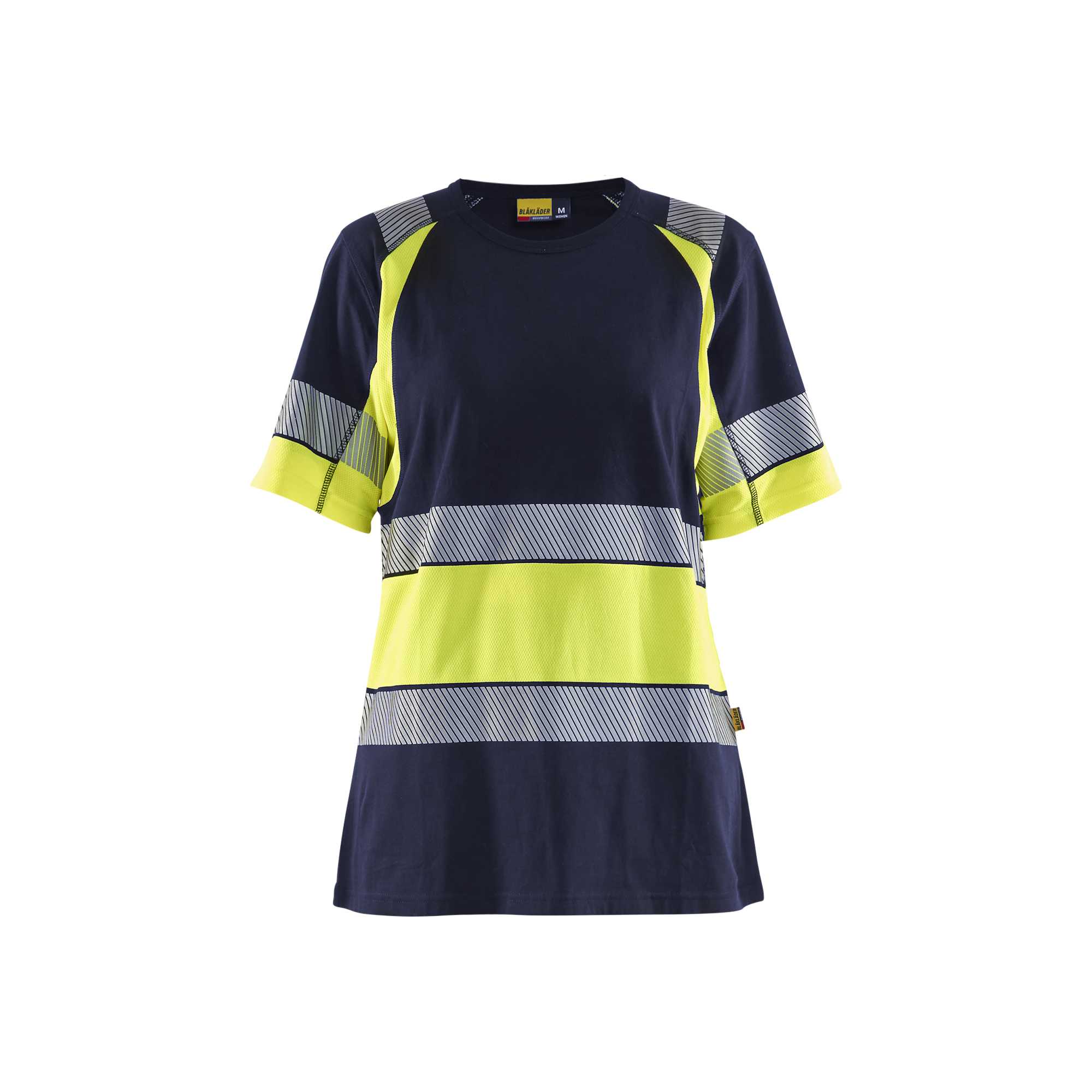 BLAKLADER 34101030 Women’s Hi Vis T Shirt Hi Vis Reflective Short Sleeve Work T-Shirt WOMEN - 100% Cotton – Image 2