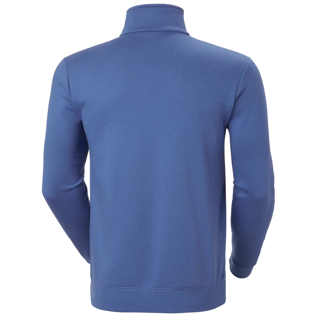 HELLY HANSEN CLASSIC HALF ZIP SWEATSHIRT 79325 Half Zip Work Sweatshirt MEN - Chin Protector – Image 5