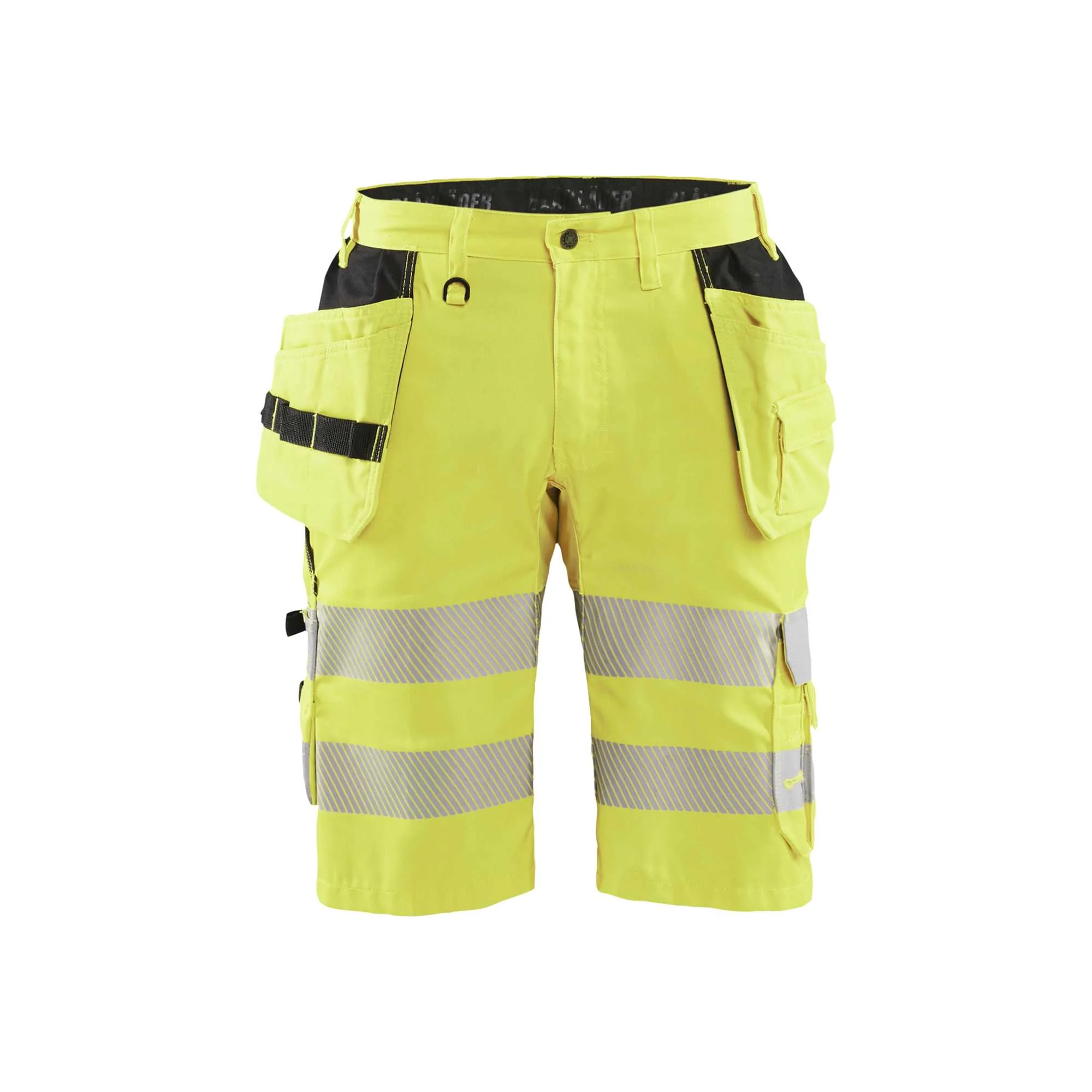 BLAKLADER 15861811 | Hi Vis shorts with stretch Hi Vis Reflective Work Shorts Men - Class 2 Certified – Image 2