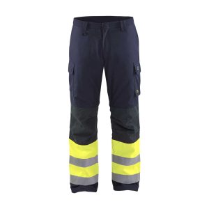 BLAKLADER 18691514 | Multinorm Winter Trousers Hi Vis Reflective Work Trousers Men - Antistatic
