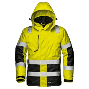 SIR SAFETY MATRIX HI VIS High Vis Work Jacket Men - Water Repellent