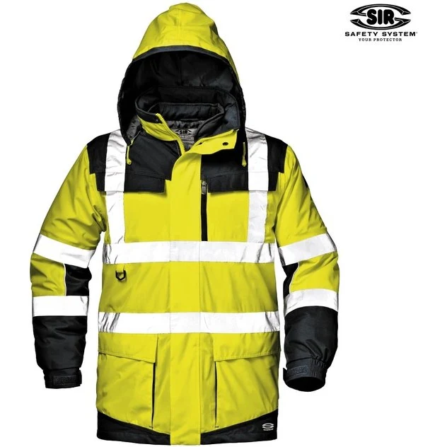 SIR SAFETY REGIMENTAL SPLIT High Vis Work Jacket Men - Reflective Bands – Image 9
