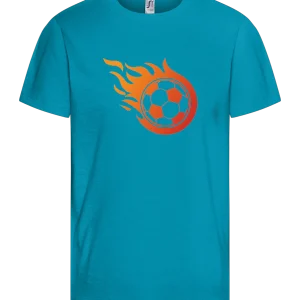 Ball on Fire Design - Comfort kids fitted t-shirt