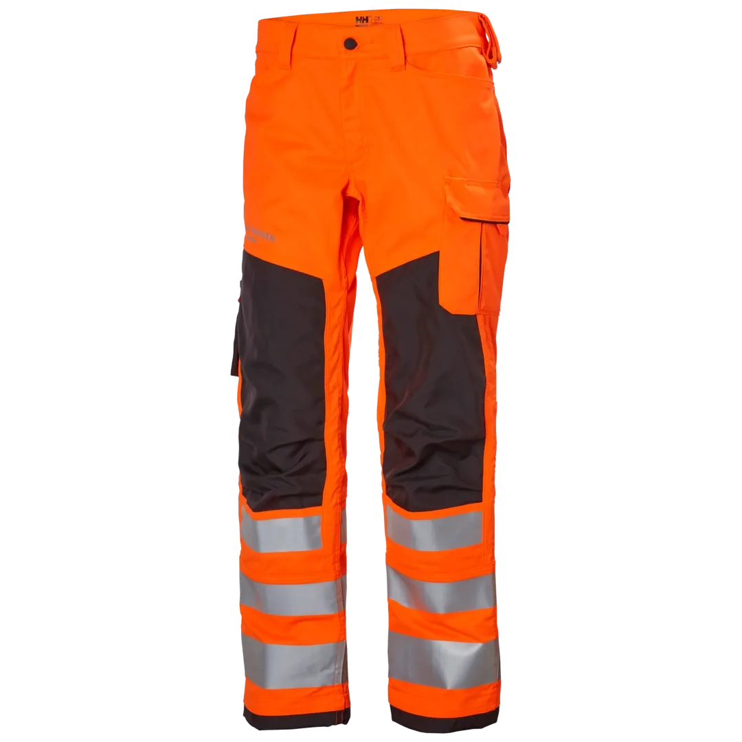 HELLY HANSEN ALNA 2.0 WORK PANT CLASS 2 77421 Hi Vis Reflective Work Trousers MEN - Stretch Fabric – Image 2