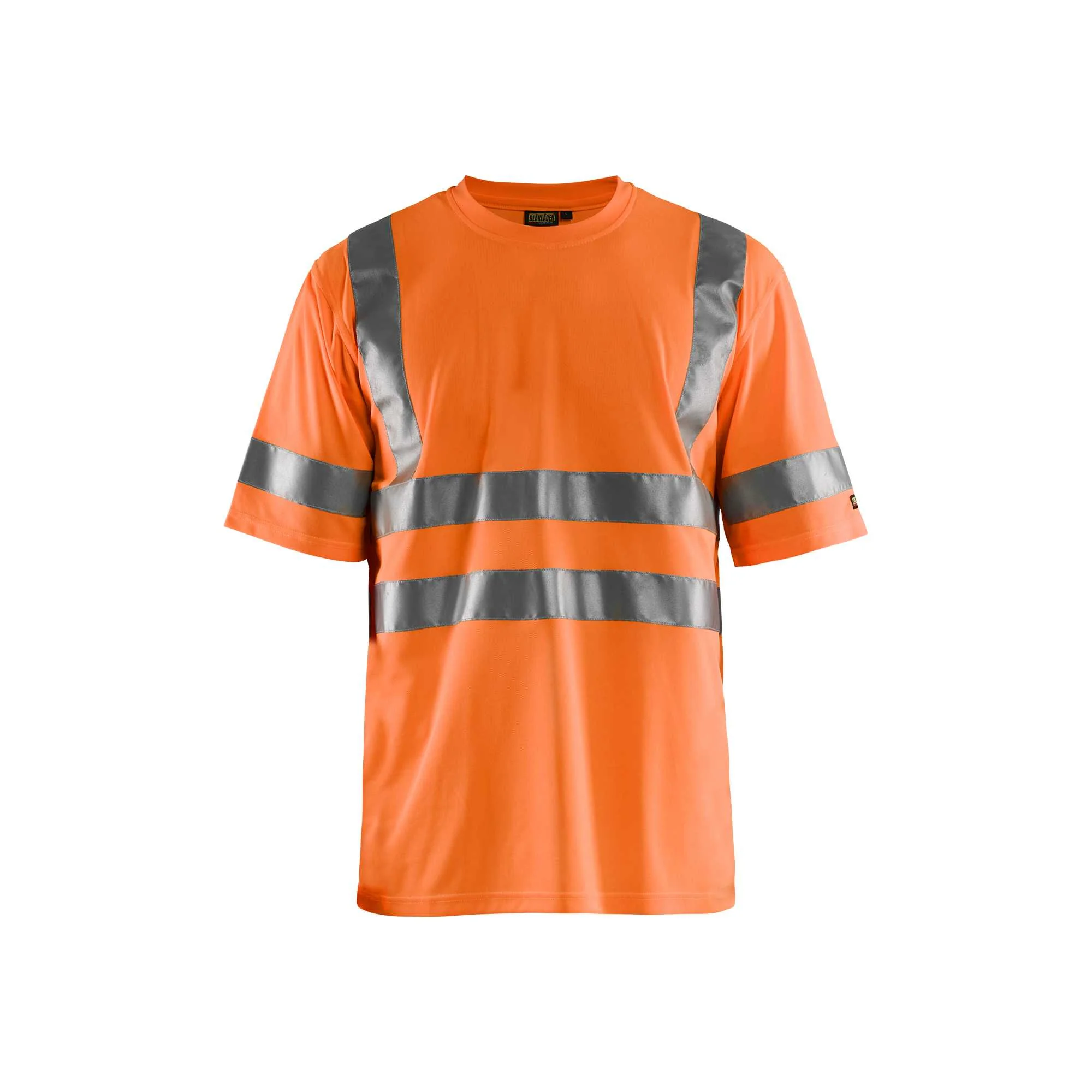 BLAKLADER 34131009 Hi Vis T shirt Hi Vis Reflective Short Sleeve Work T-Shirt MEN - 100% Polyester – Image 6