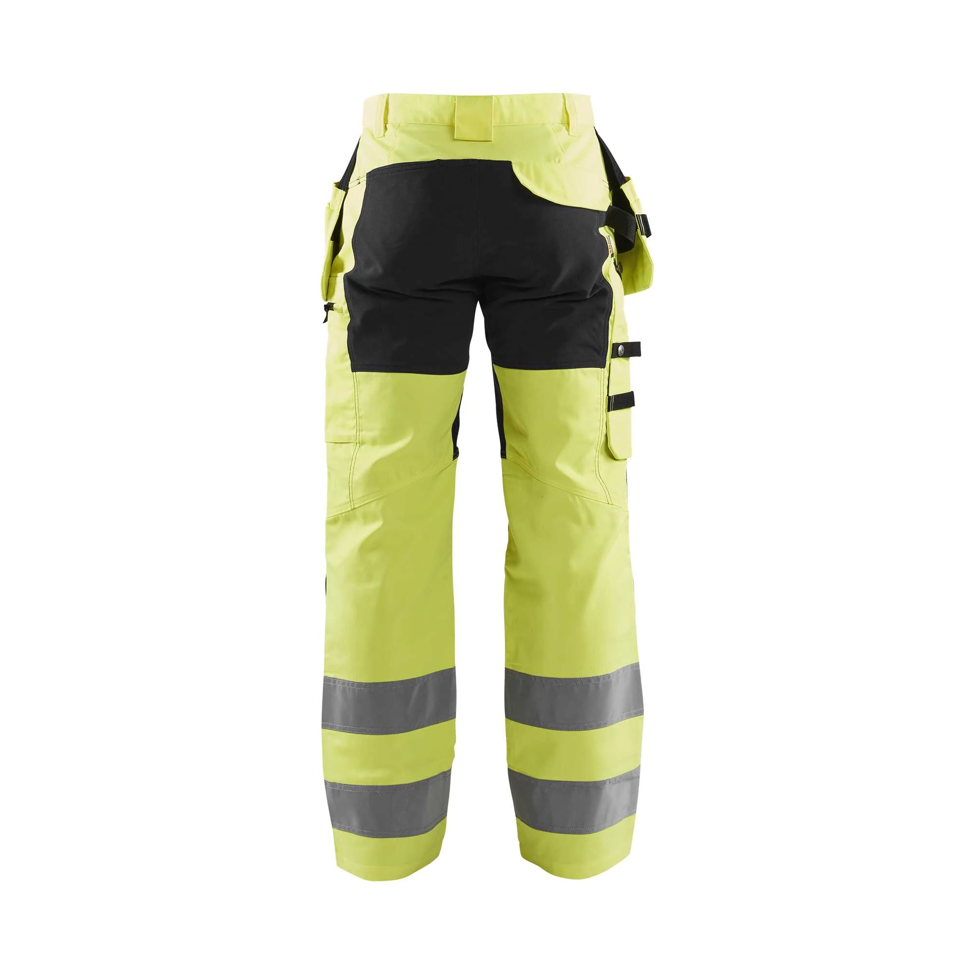 BLAKLADER 15521811 | Hi Vis Trousers with Stretch Hi Vis Reflective Work Trousers Men - Class 2 Visibility – Image 7