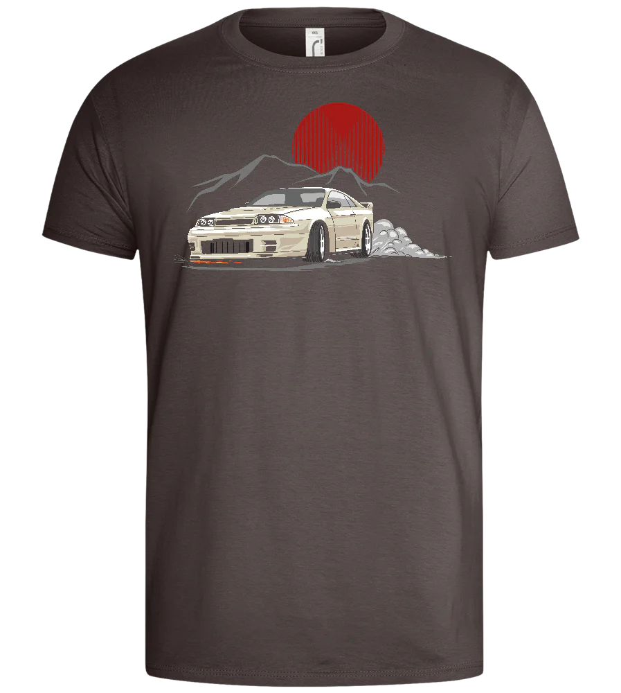 Retro Drift Car Design - Basic men's t-shirt