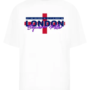 London Coordinates Design - Premium men's oversized t-shirt
