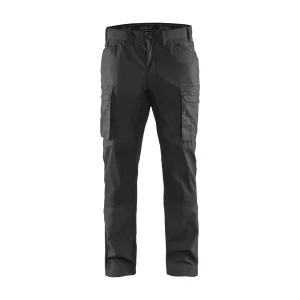 BLAKLADER 14591845 Service Trousers with Stretch Work Trousers Men - stretch panels