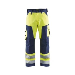 BLAKLADER 15661811 | Hi Vis trousers Hi Vis Reflective Work Trousers Men - Class 2 Certified