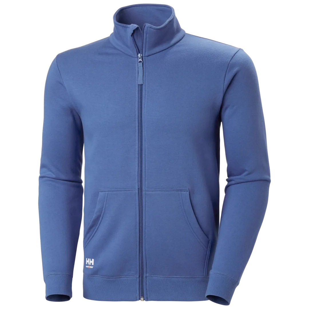 HELLY HANSEN CLASSIC ZIP SWEATSHIRT 79326 Full Zip Work Sweatshirt MEN - Chin Protector – Image 4