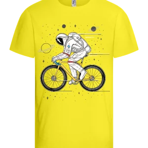 Astronaut on Bicycle Design - Basic kids t-shirt