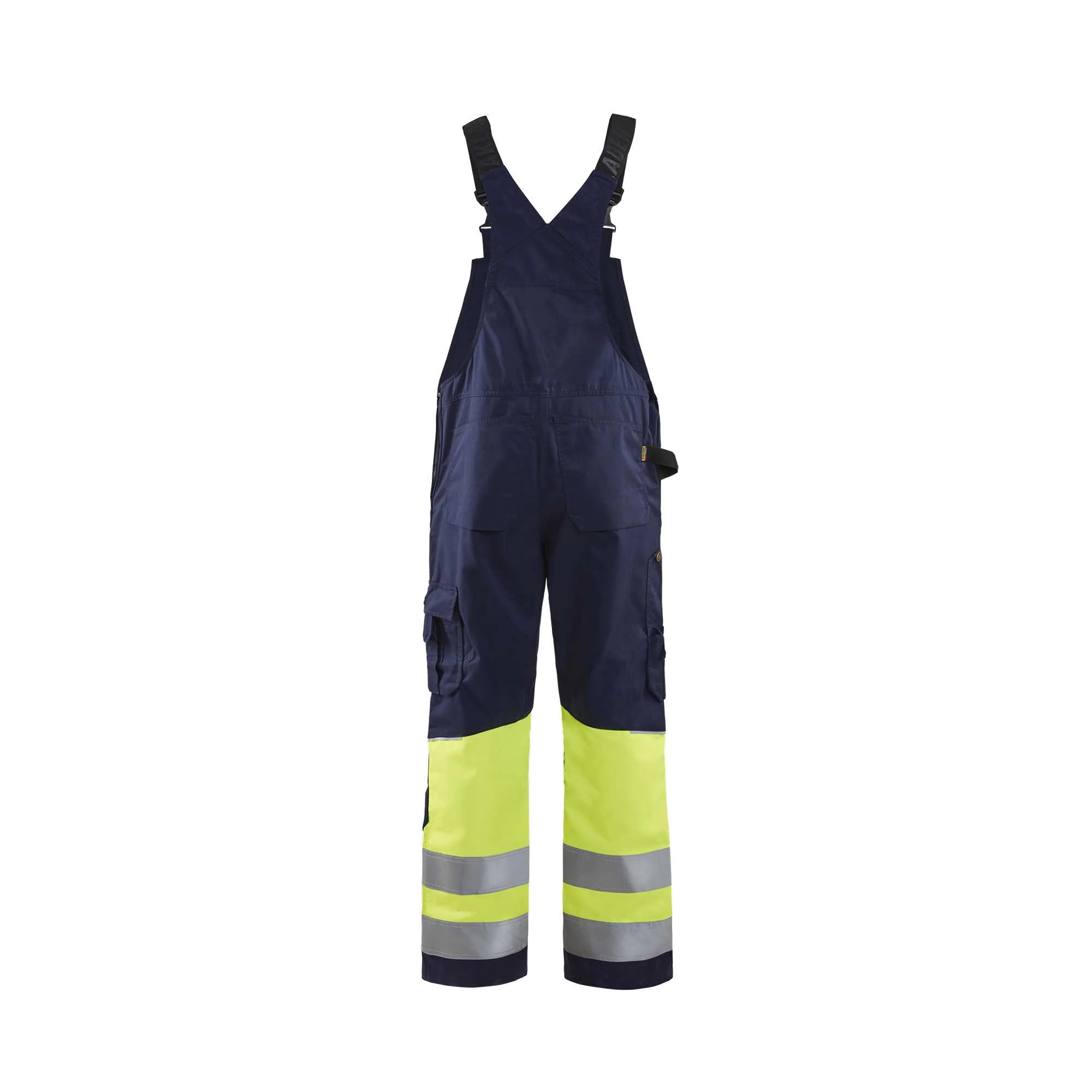 BLAKLADER 26621800 Hi Vis Bib overall Hi Vis Reflective Work Bib Trousers Men - Class 1 Certified – Image 3
