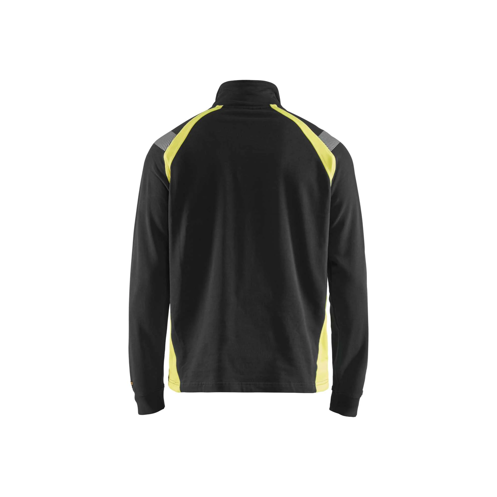 BLAKLADER 34321158 Hi Vis Reflective Half-zip Work Sweatshirt MEN - 100% Cotton – Image 6