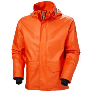 HELLY HANSEN GALE RAIN JACKET 70282 Work Rain Jacket MEN Safety Rain Jacket - Waterproof
